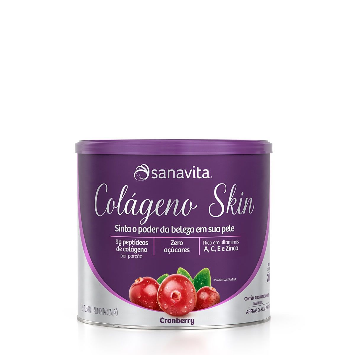 Col�geno Skin - 200g Cranberry - Sanavita