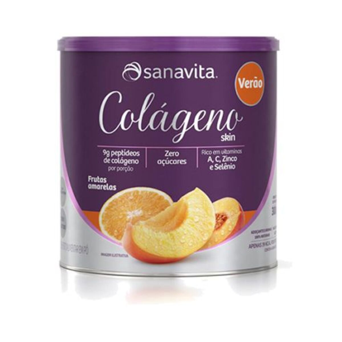 Col�geno Skin - 300g Frutas Amarelas - Sanavita*** EMBALAGEM AMASSADA Data Venc. 9/11/23
