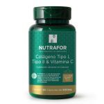 Col�geno Tipo I e Tipo II + Vitamina C -  60 C�psulas - Nutrafor
