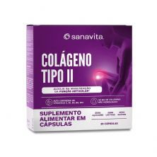 Col�geno Tipo II - 30 C�psulas - Sanavita