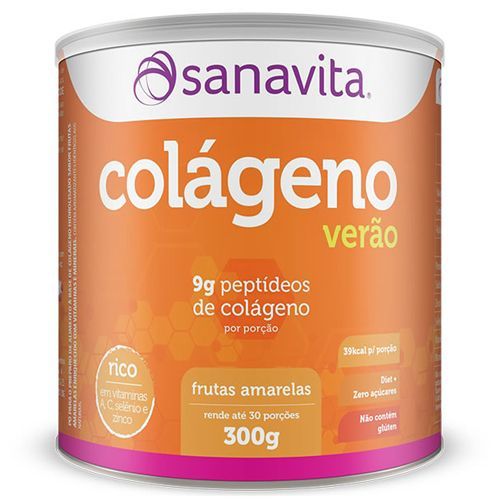Col�geno Ver�o - 300g Frutas Amarelas - Sanavita