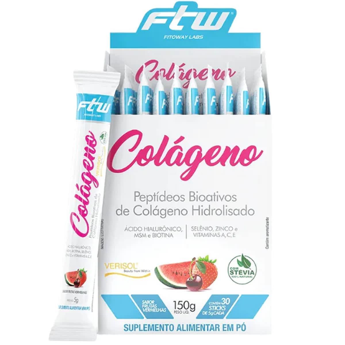Col�geno Verisol - 30 Sticks 5g Frutas Vermelhas - FTW