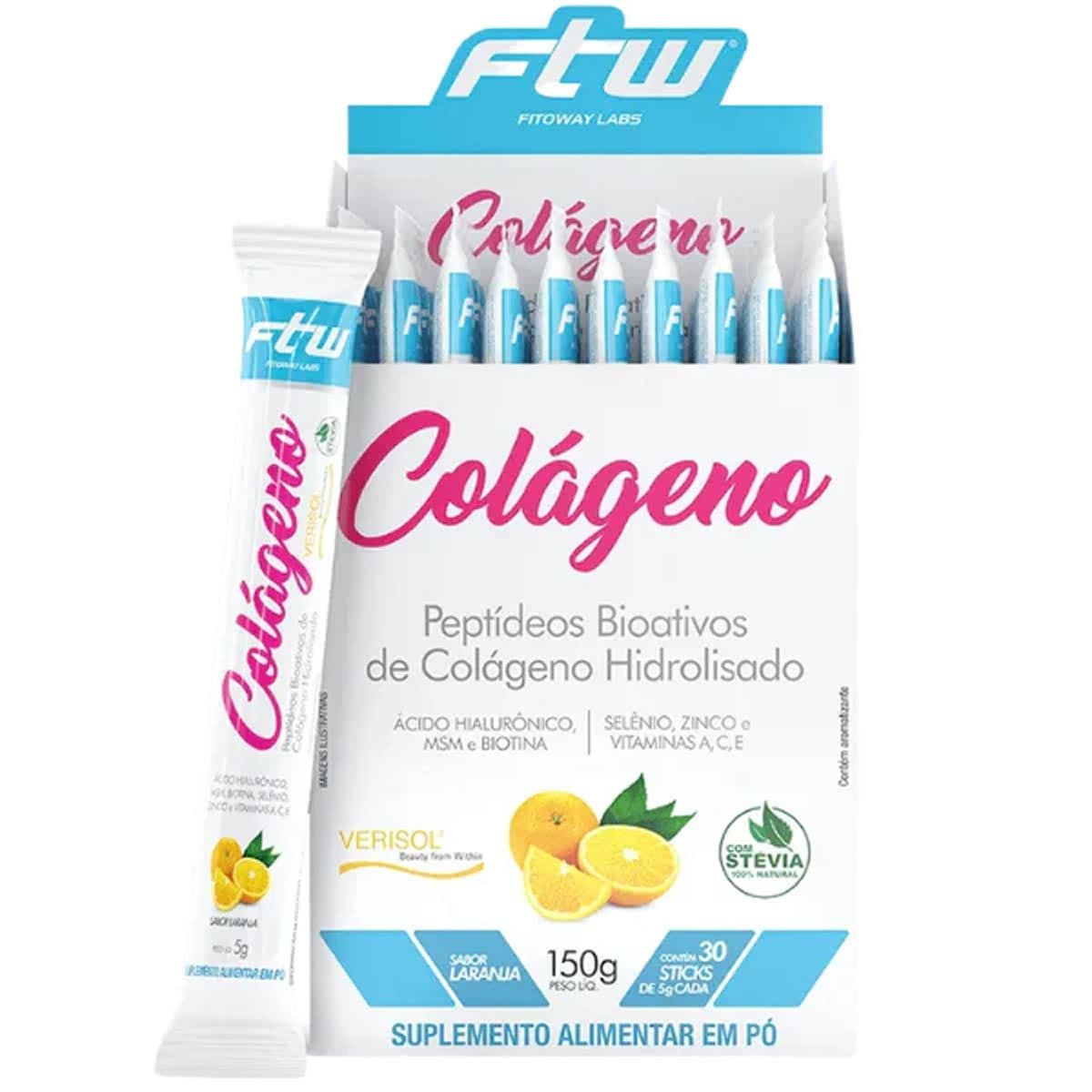 Col�geno Verisol - 30 Sticks 5g Laranja - FTW
