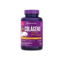 Col�geno Verisol Mastig�vel - 45 Pastilhas Morango - Sanavita