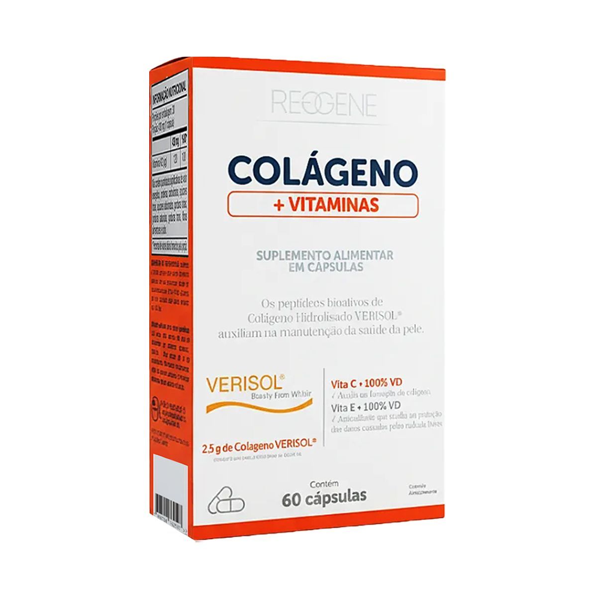 Col�geno Verisol + Vitaminas - 60 C�psulas - Katigu�