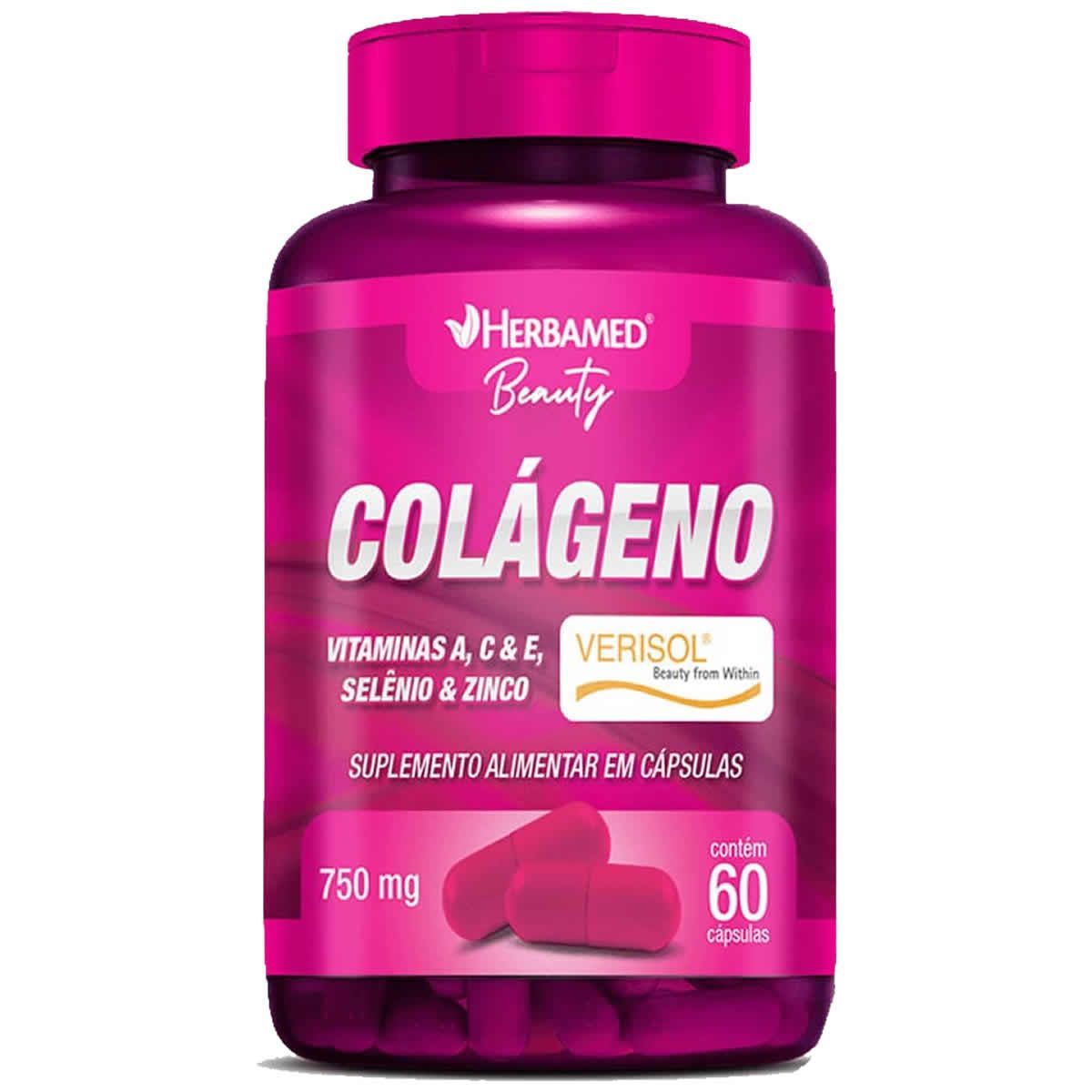 Col�geno Verisol + Vitaminas e Minerais - 60 C�psulas - Herbamed*** Data Venc. 30/04/2023
