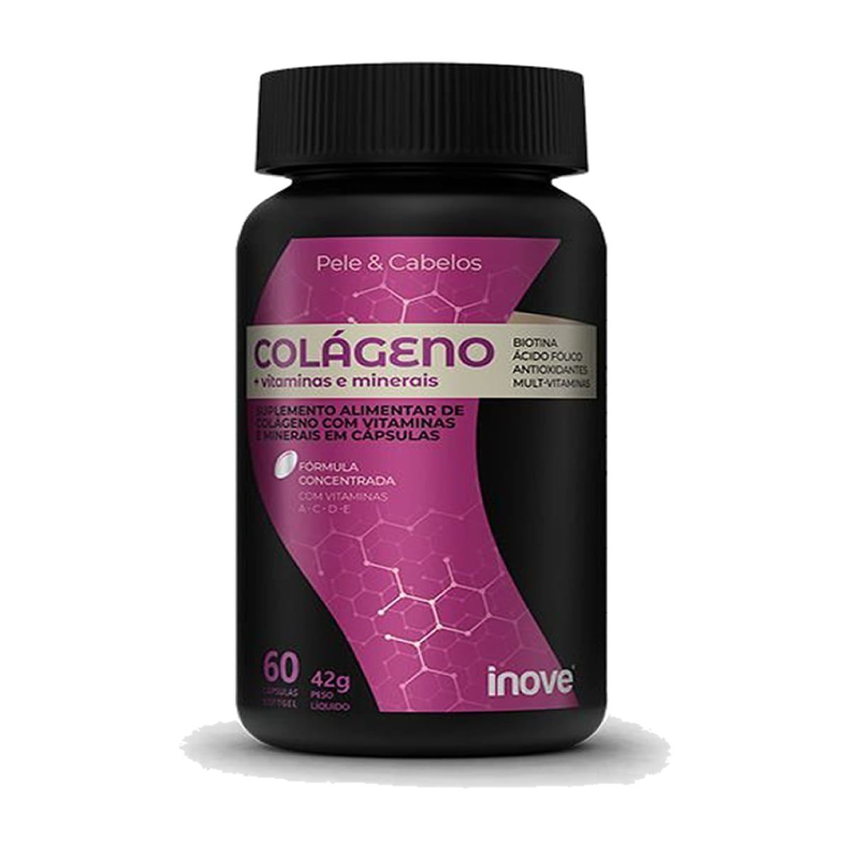 Col�geno + Vitaminas e Minerais - 60 C�psulas Softgel - Inove Nutrition