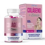 Col�geno + Zinco - 60 Gomas Cereja - Flofarma