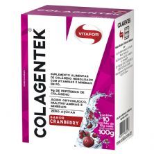 Colagentek - 10 Sach�s 10g Cranberry - Vitafor*** Data Venc. 30/09/2022