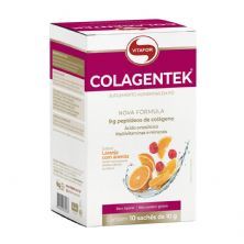 Colagentek - 10 Sach�s 10g Laranja Com Acerola - Vitafor*** Data Venc. 30/05/2023