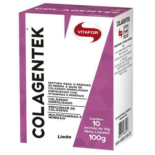 Colagentek - 10 Sach�s 10g Lim�o - Vitafor