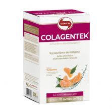 Colagentek - 10 Sach�s 10g Tangerina - Vitafor*** Data Venc. 30/03/2024