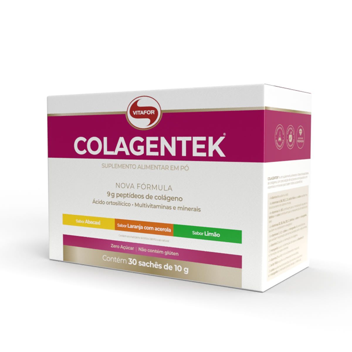 Colagentek - 30 Sach�s 10g Sabores Sortidos - Vitafor