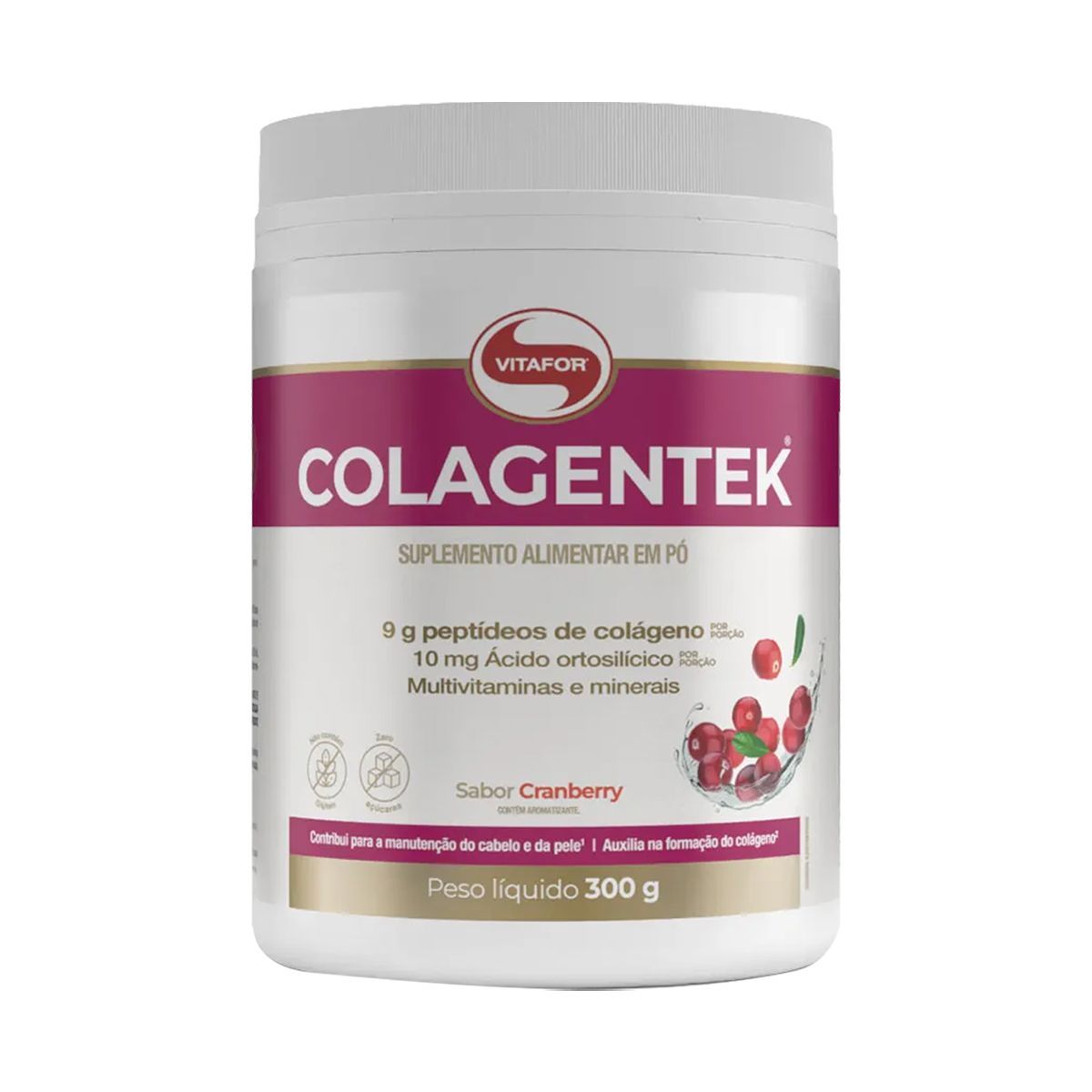 Colagentek - 300g Cranberry - Vitafor