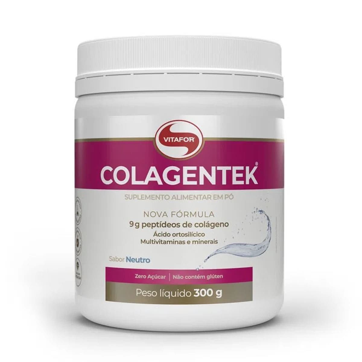 Colagentek -  300g Neutro - Vitafor*** Data Venc. 30/05/2023