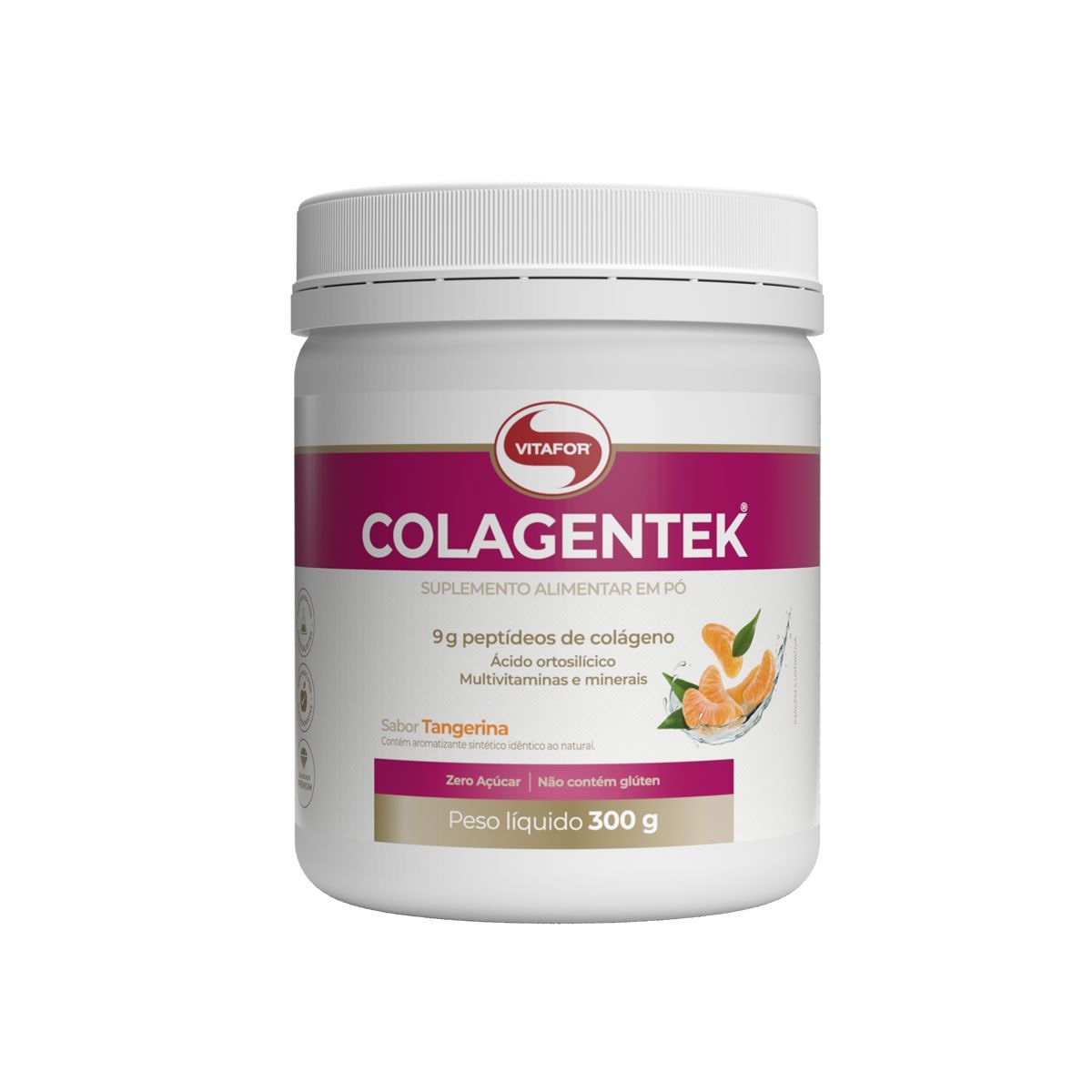 Colagentek - 300g Tangerina - Vitafor