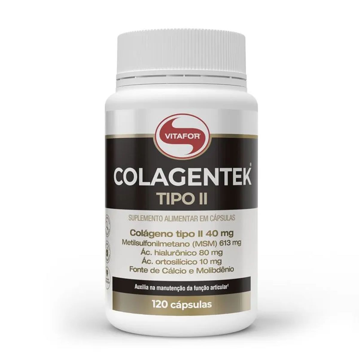 Colagentek Tipo II - 120 C�psulas - Vitafor