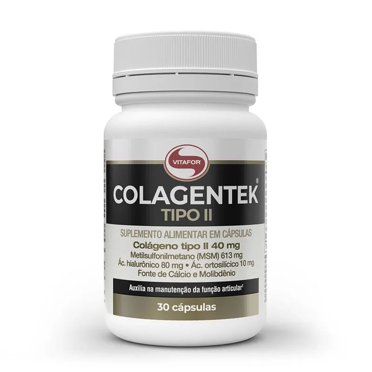 Colagentek Tipo II - 30 C�psulas - Vitafor