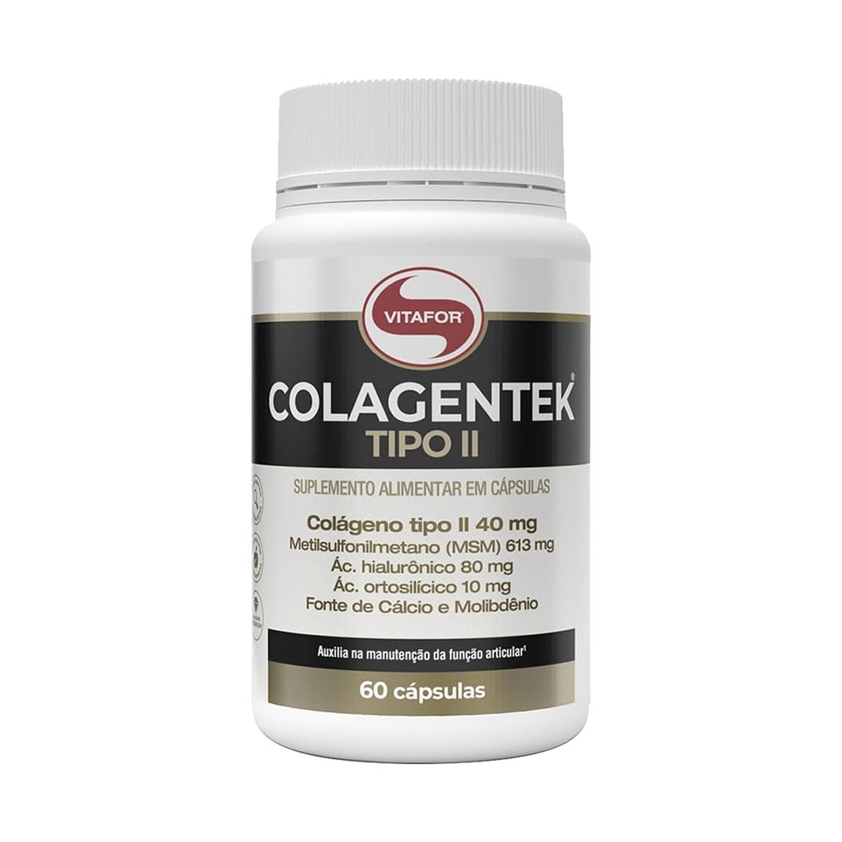Colagentek Tipo II - 60 C�psulas - Vitafor