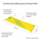 Colchonete Infl�vel para Piscina - Vollo