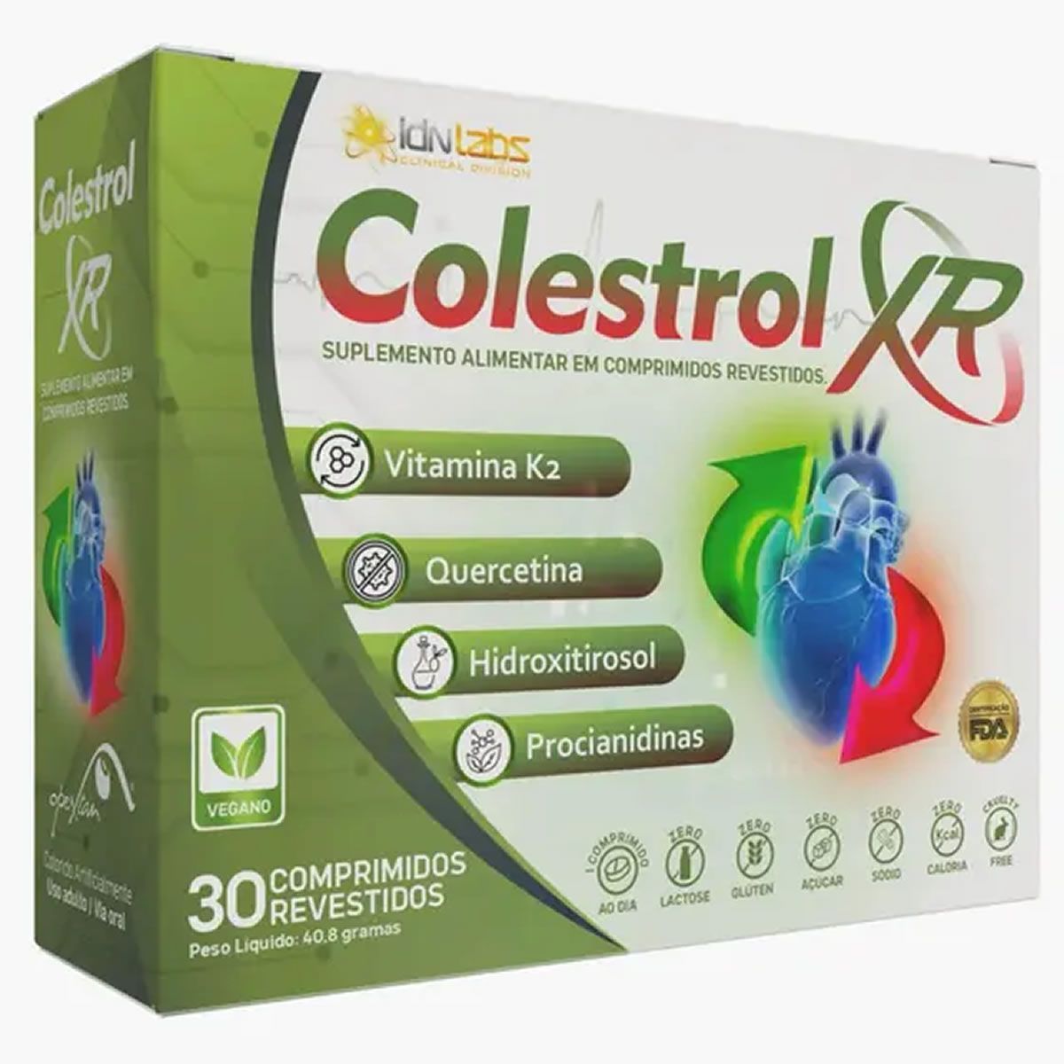 Colestrol Xr - 30 Comprimidos - IDN Labs