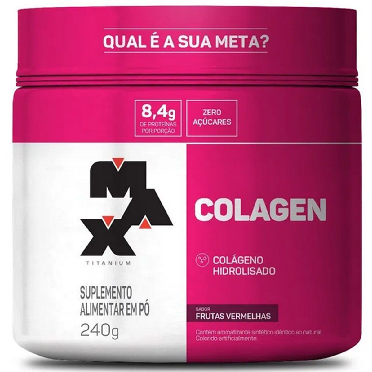 Colagen - 240g Frutas Vermelhas - Max Titanium