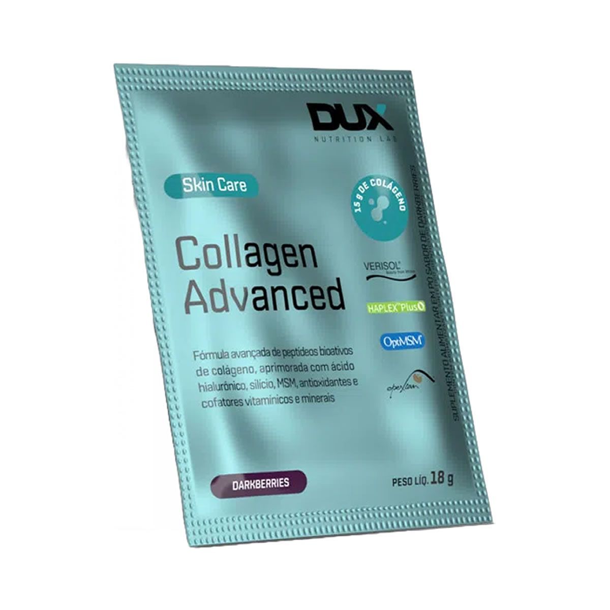 Collagen Advanced Verisol - 1 Sach� de 18g Darkberries - Dux Nutrition*** Data Venc. 30/10/2024