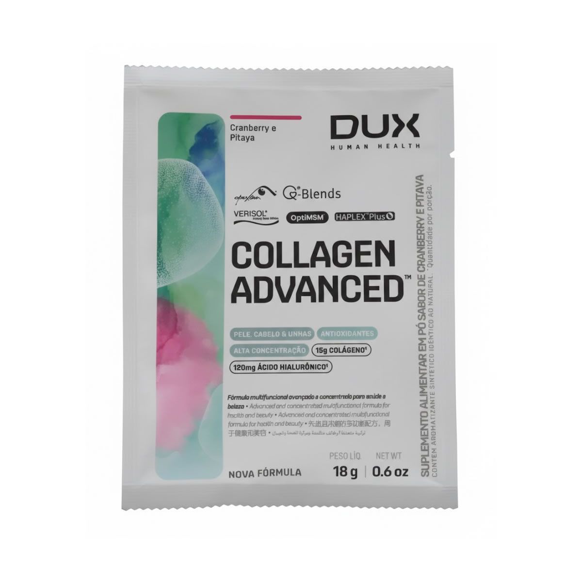 Collagen Advanced Verisol - 1 Sach�s de 18g Cranberry e Pitaya - Dux Nutrition
