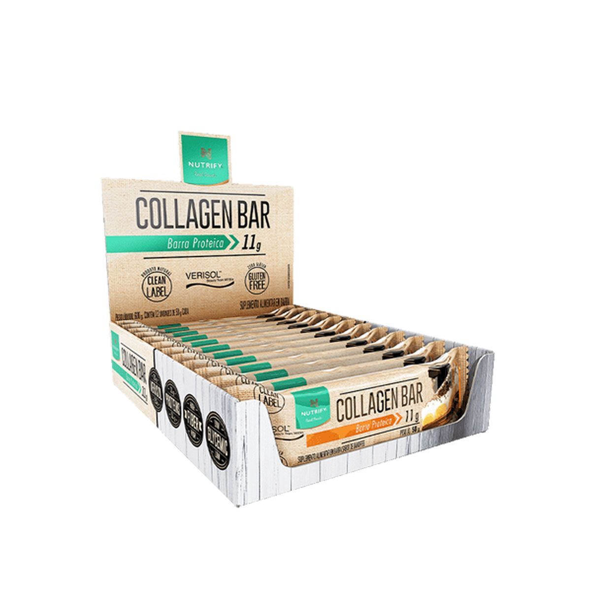 Collagen Bar - 10 Barras 50g Banoffee 50g - Nutrify