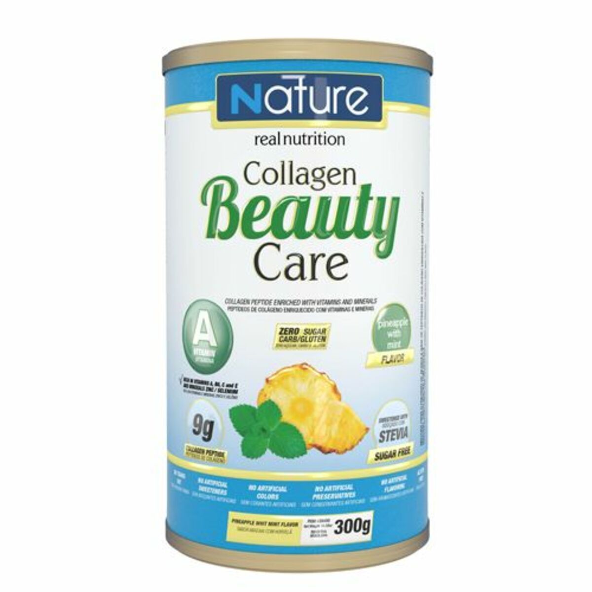 Collagen Beauty Care - 300g Pineapple With Mint - Nature*** Data Venc. 30/6/23