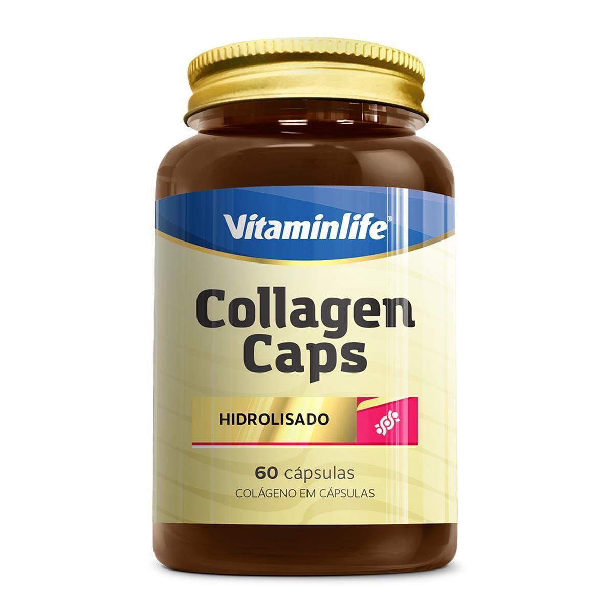 Collagen Caps Col�geno - 60 C�psulas - VitaminLife