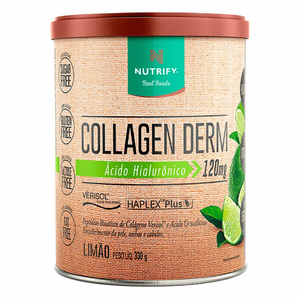 Collagen Derm Hialur�nico - 330g Lim�o - Nutrify