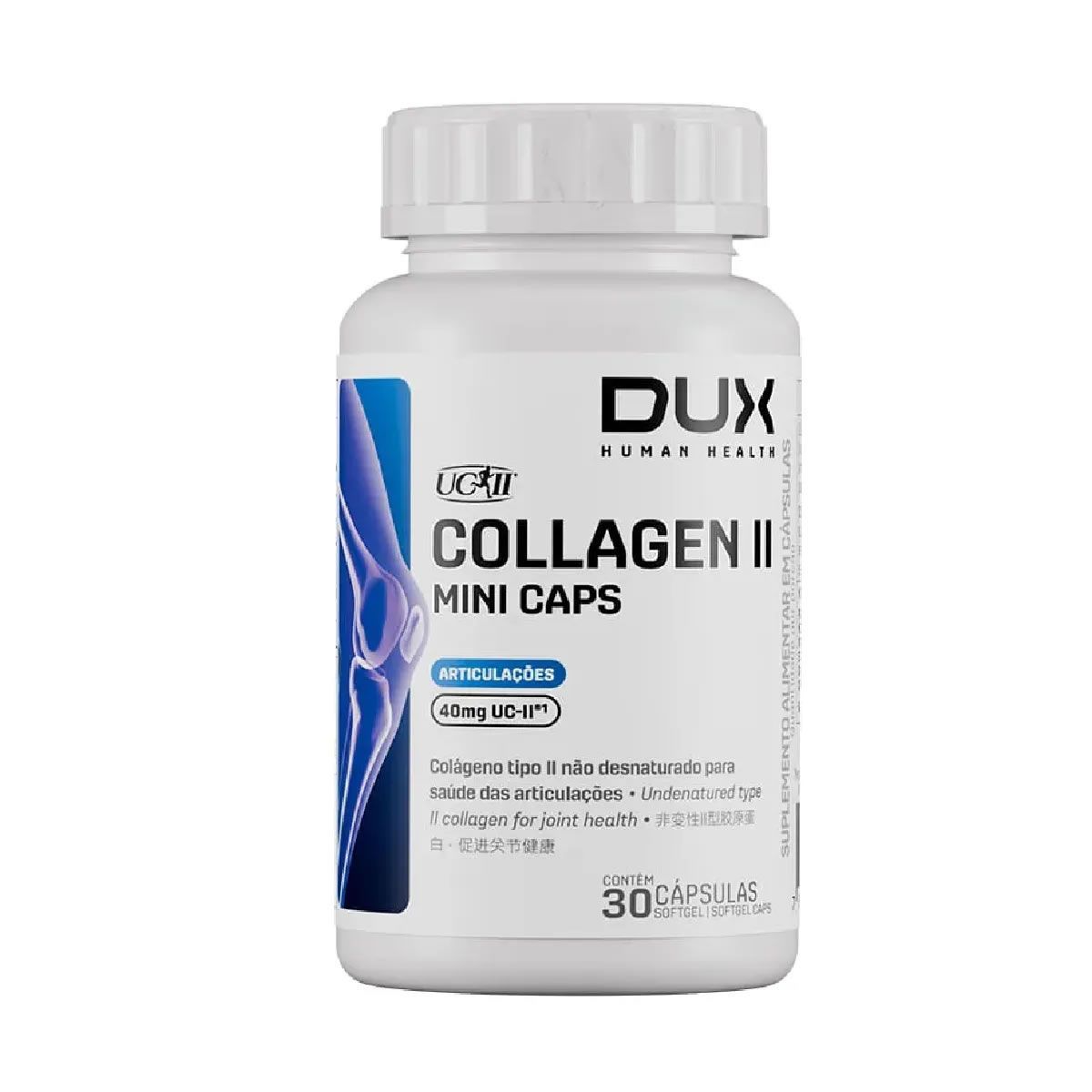 Collagen ii Mini - 30 C�psulas - Dux Nutrition