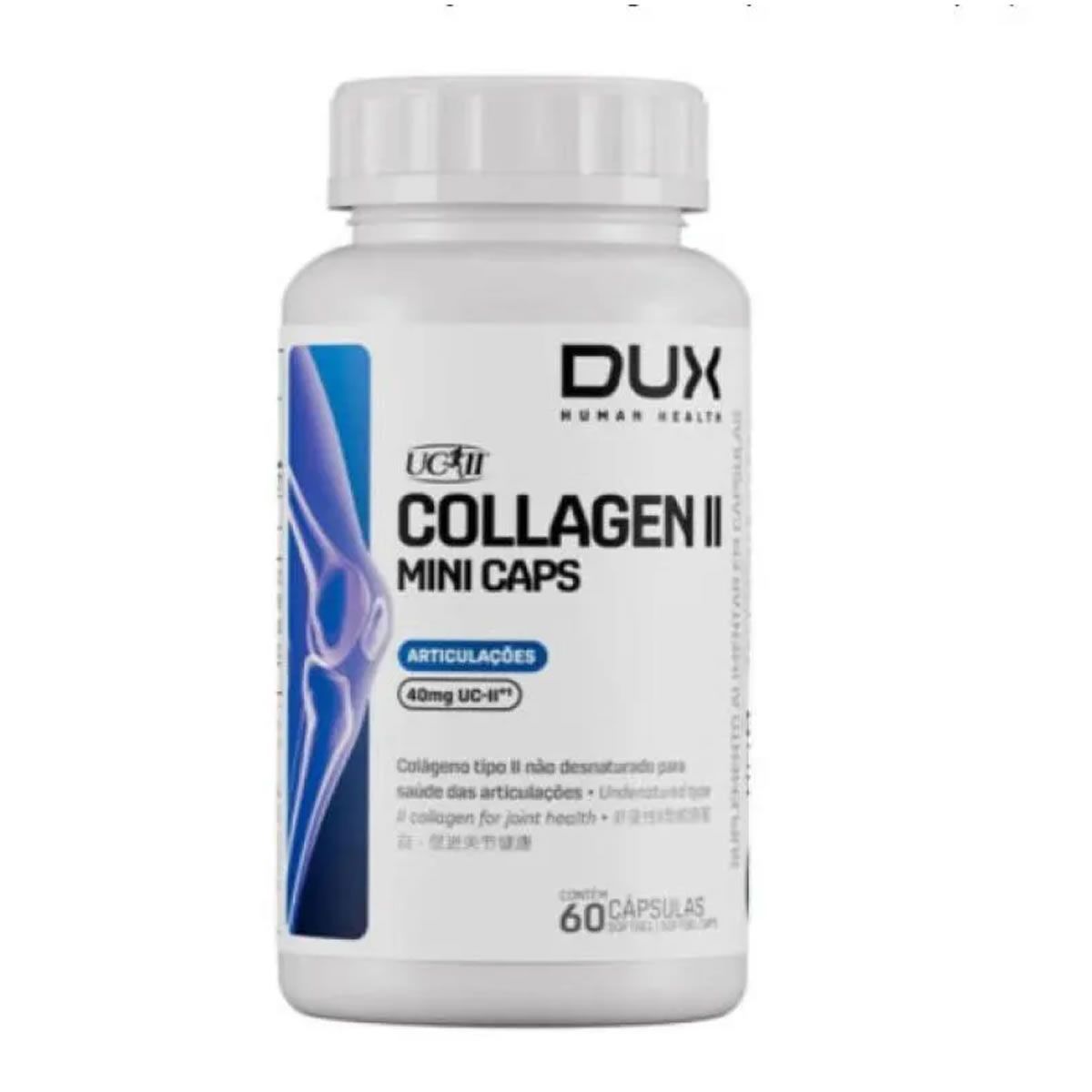 Collagen ii Mini - 60 C�psulas - Dux Nutrition