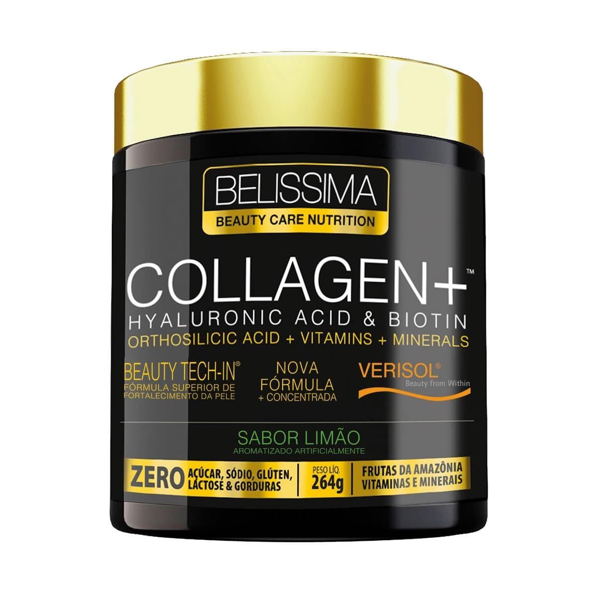 Collagen Plus Belissima - 264g Lim�o- Black Skull*** Data Venc. 30/12/2025