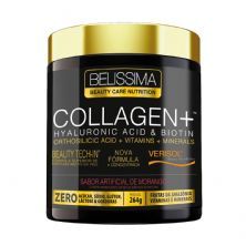 Collagen Plus Belissima - 264g Morango - Black Skull