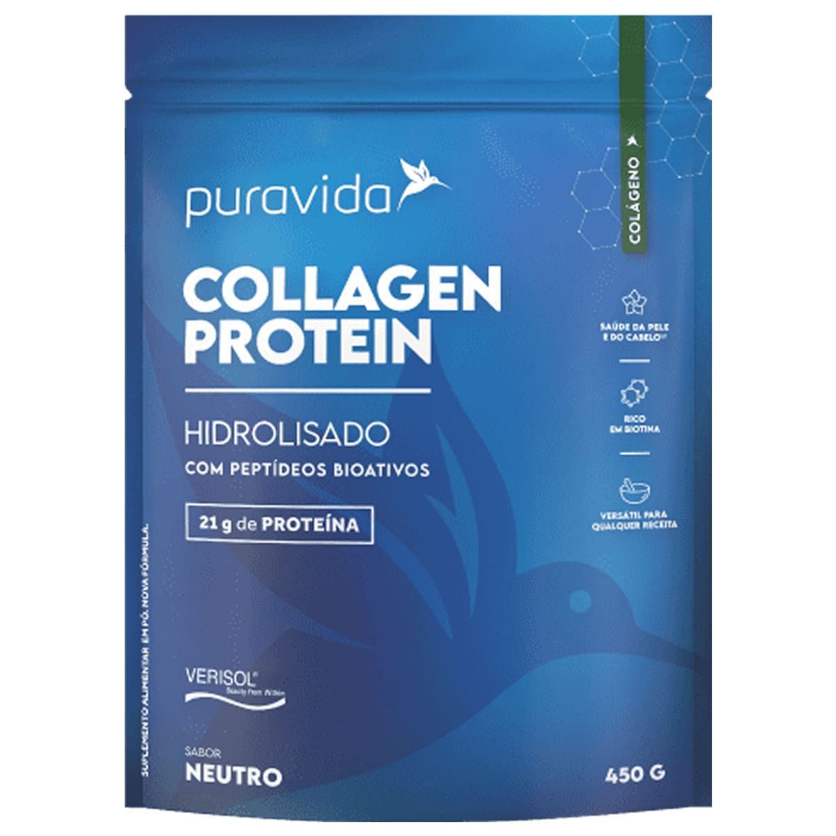Collagen Protein - 450g Neutro - Puravida