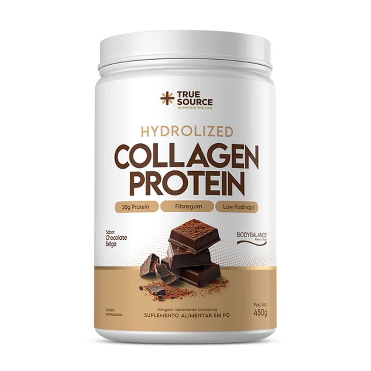 Collagen Protein Bodybalance - 450g Chocolate Belga - True Source	