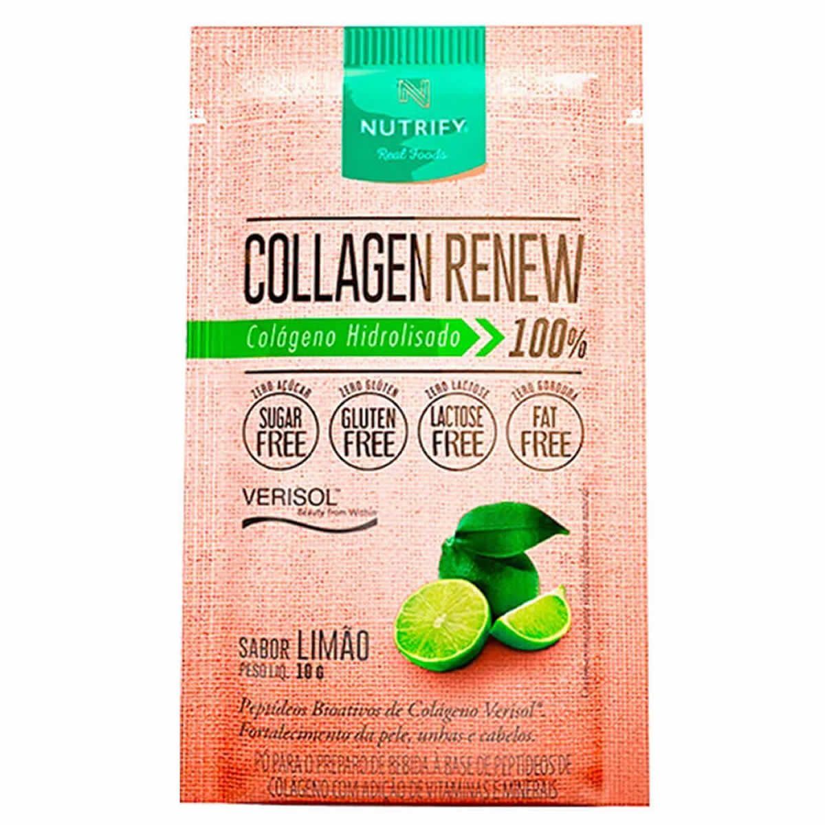 Collagen Renew Verisol - 1 Sach� 10g Lim�o Amostra - Nutrify