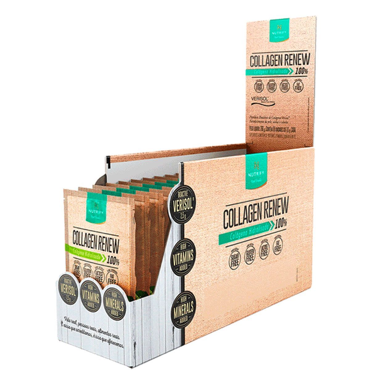 Collagen Renew Verisol - 20 Sach�s 10g Ma�� Verde - Nutrify