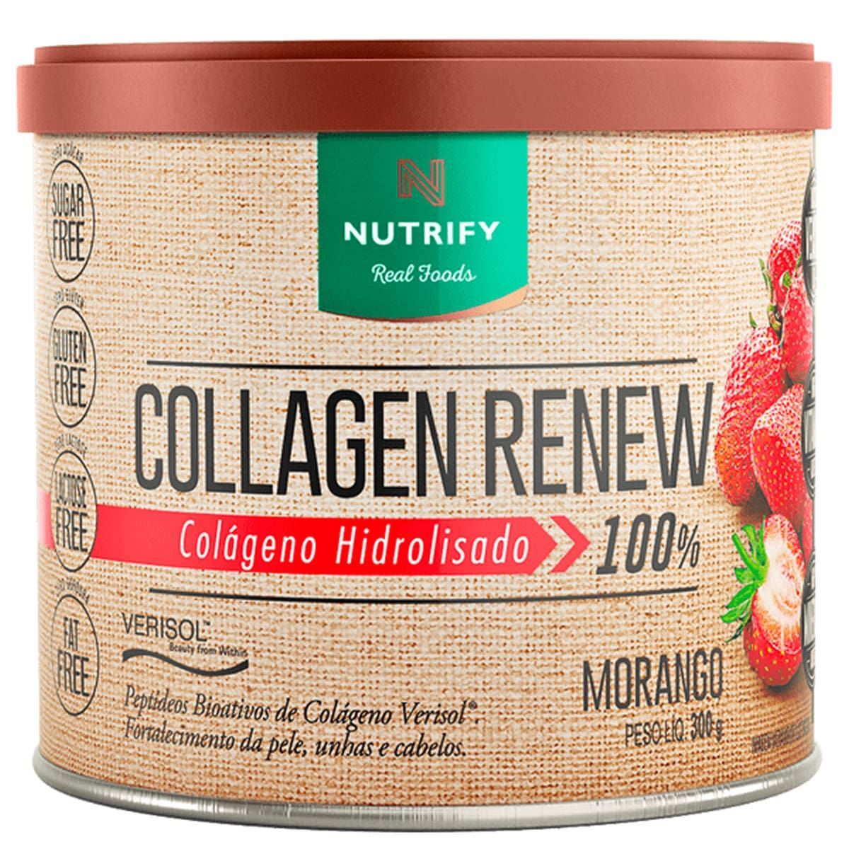 Collagen Renew Verisol - 300g Morango - Nutrify