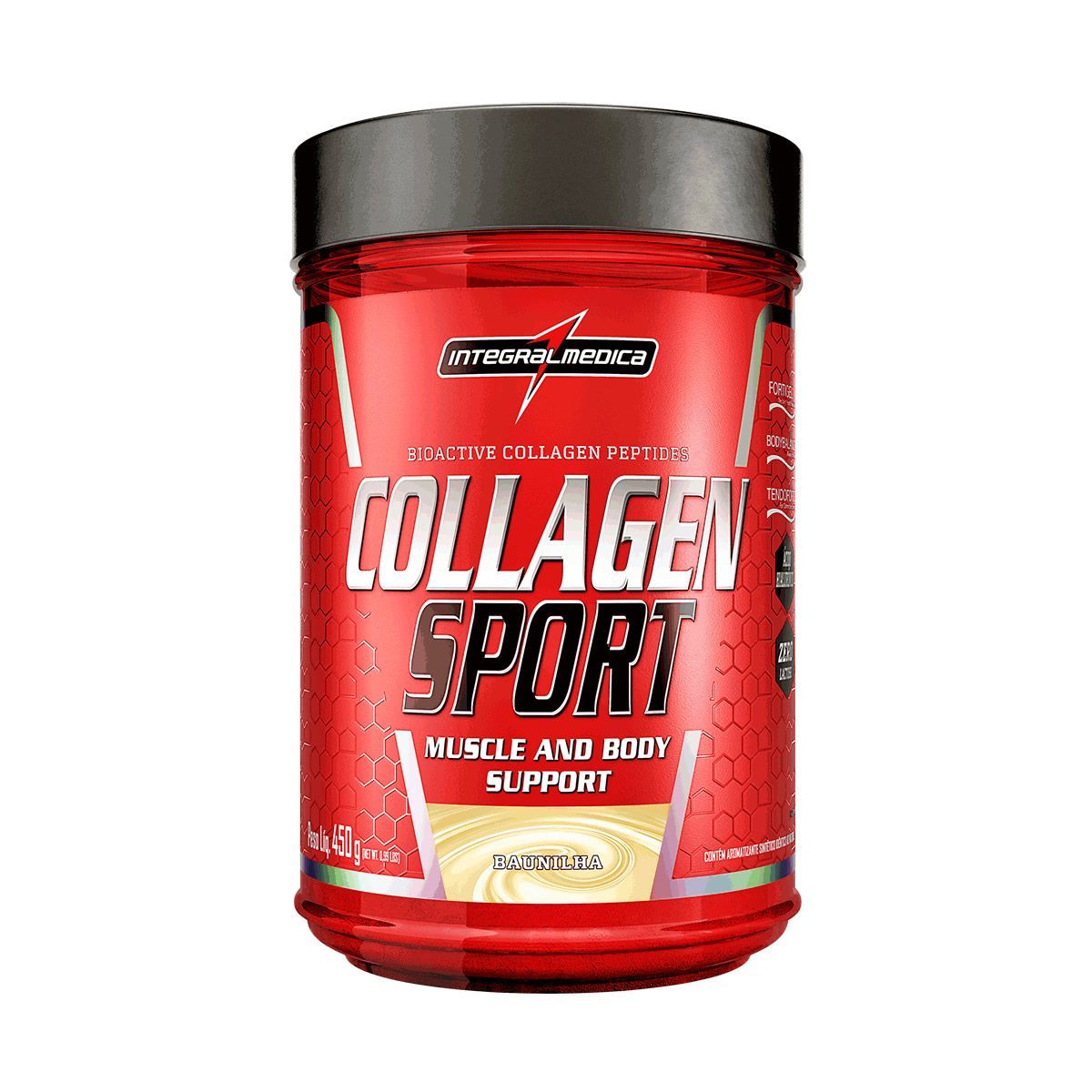 Collagen Sport - 450g Baunilha - IntegralM�dica*** Data Venc. 30/12/2025