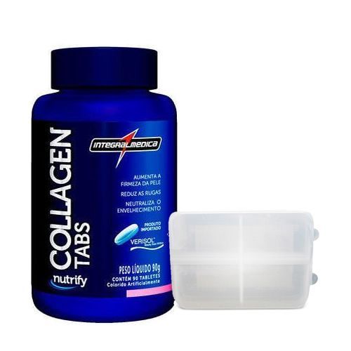 Collagen Tabs - 90g - 90 Tabletes + Porta C�psula - Integralm�dica