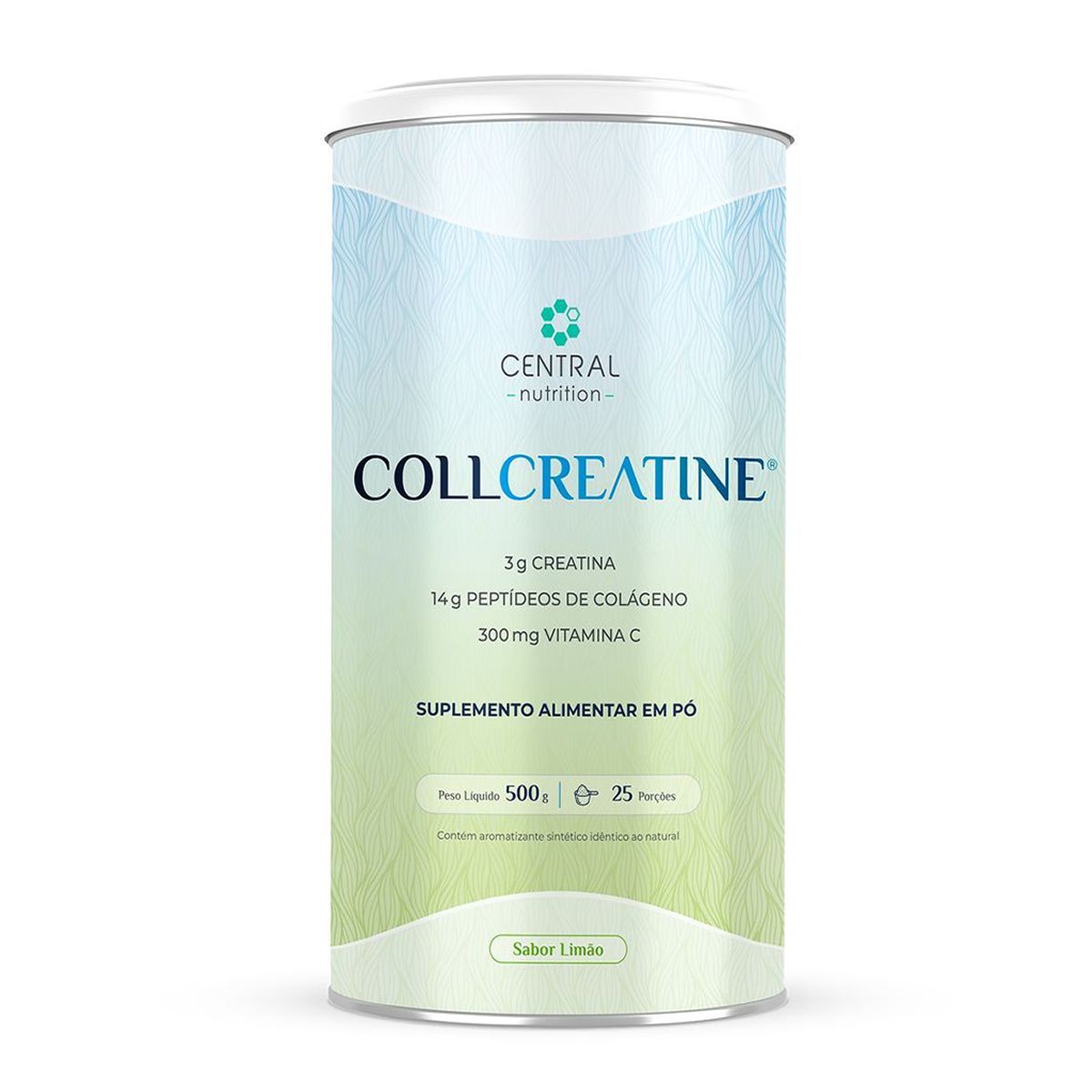Collcreatine - 500g Lata Lim�o - Central Nutrition