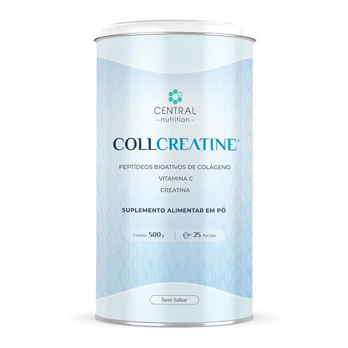 Collcreatine - 500g Lata Sem Sabor - Central Nutrition