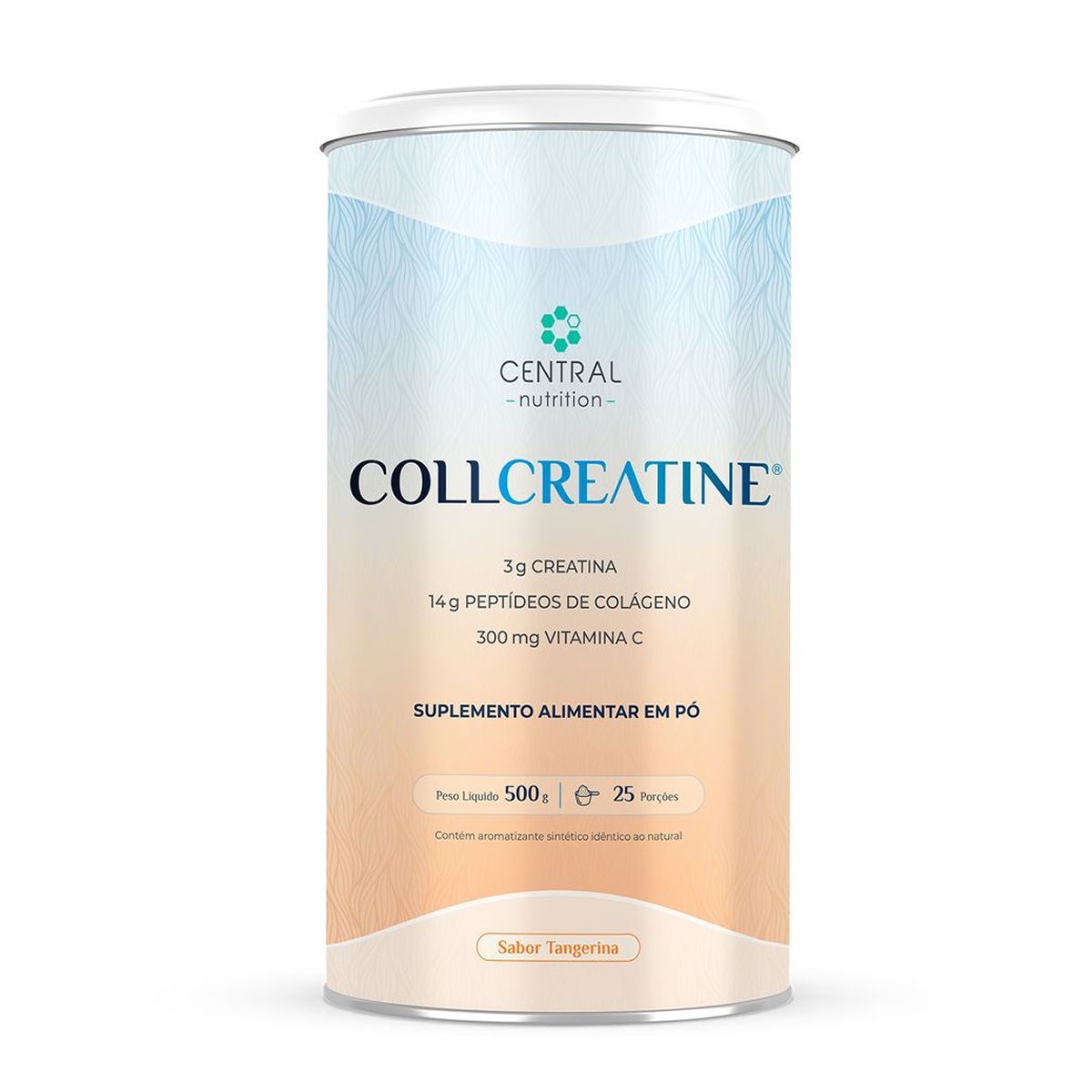 Collcreatine - 500g Lata Tangerina - Central Nutrition