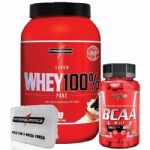 Combo 100% Whey Cookies + Bcaa 2:1:1 + Porta Caps - Integralm�dica