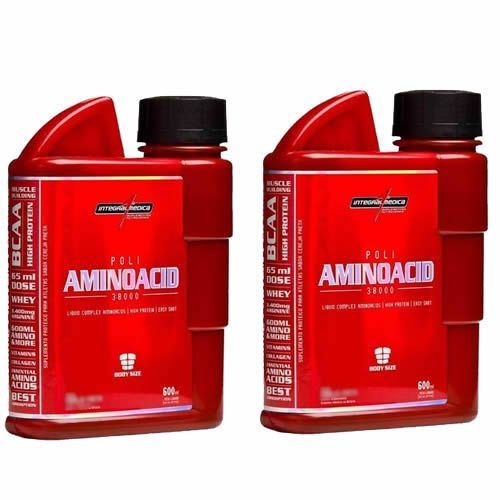 Combo 2 Amino Acid 38000 (ZMA Cr) - Morango 600ml - Integralm�dica