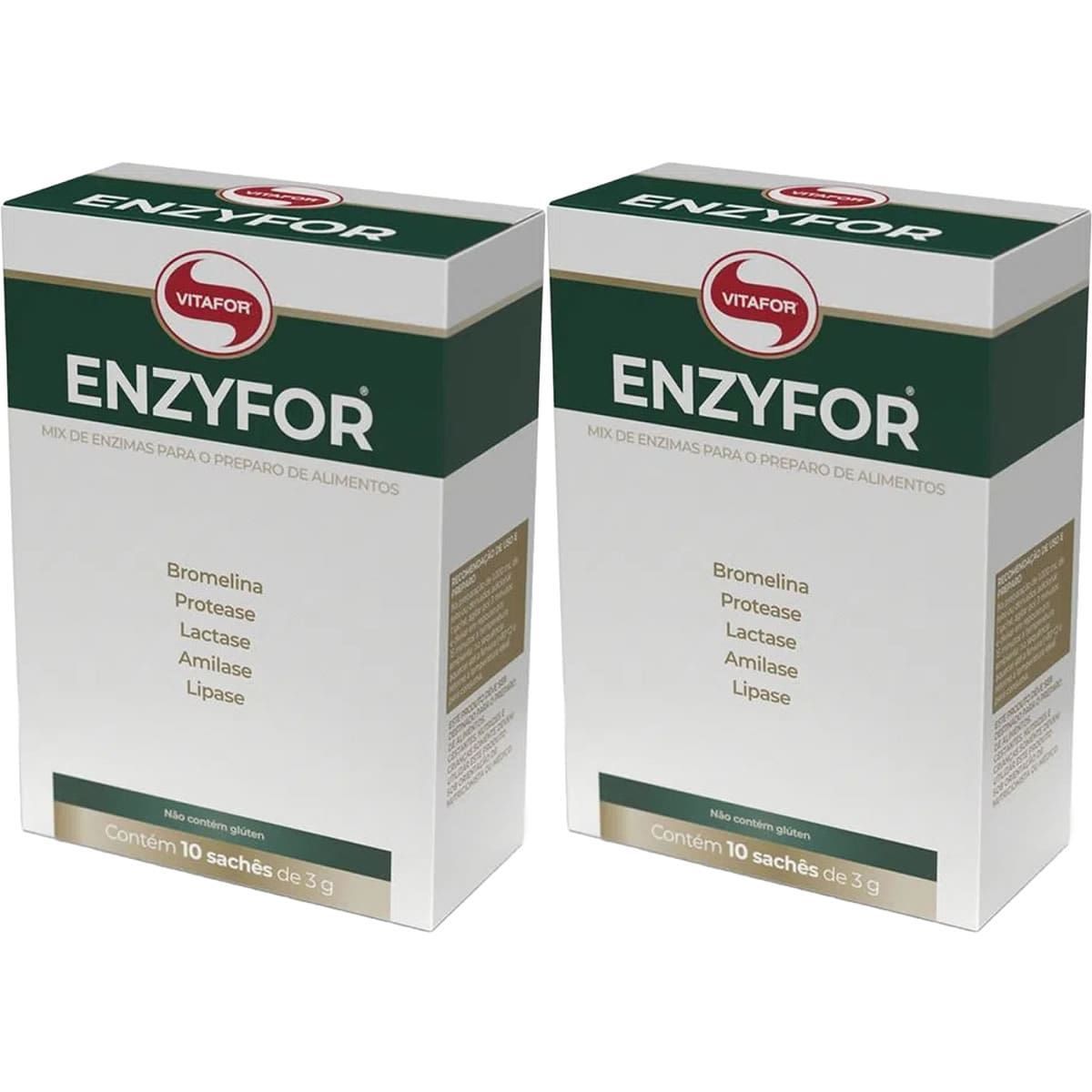 Combo 2 - Enzyfor - 10 Sach�s de 3g - Vitafor