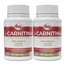 Combo 2 - L-Carnitina - 120 C�psulas - Vitafor